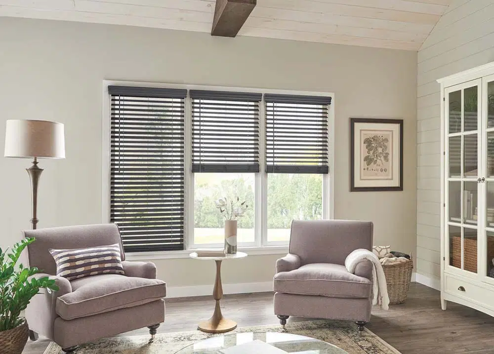 faux blinds wood