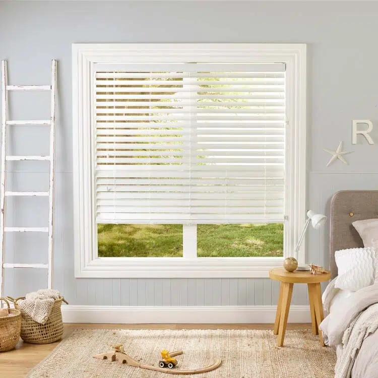 faux wood roller shades