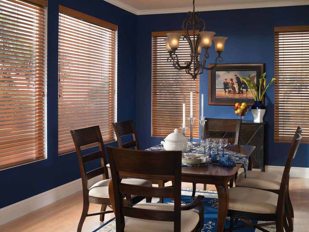 imitation wood blinds