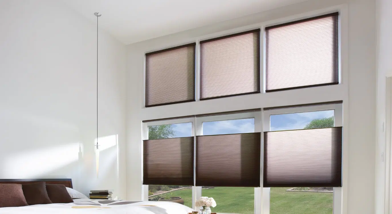 Brown cellular shades - blindall