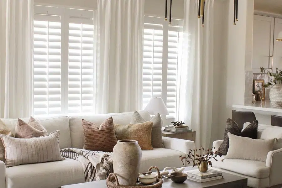 Layered Window Treatments