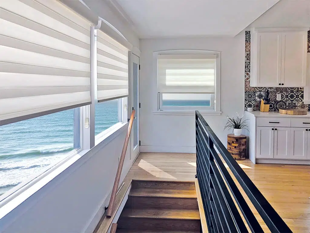 Sheer Curtains for a Coastal Home